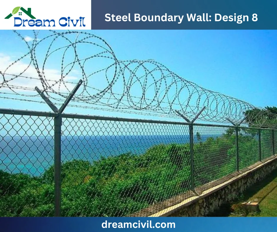 Steel Boundary Wall: 10 Stunning Designs, Key Details, and Standard Sizes
