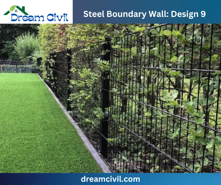 Steel Boundary Wall: 10 Stunning Designs, Key Details, and Standard Sizes