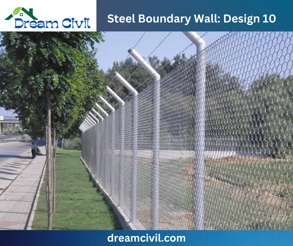 Steel Boundary Wall: 10 Stunning Designs, Key Details, and Standard Sizes