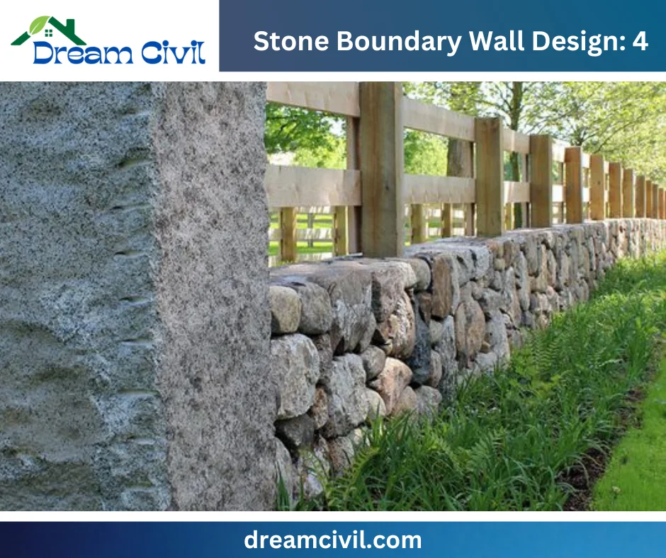 Stone Boundary Wall: 15 Stunning Designs, Key Details, and Standard Sizes