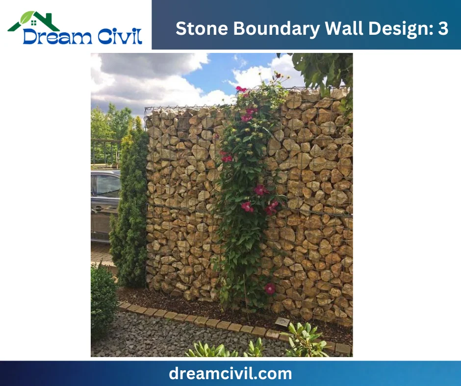 Stone Boundary Wall: 15 Stunning Designs, Key Details, and Standard Sizes
