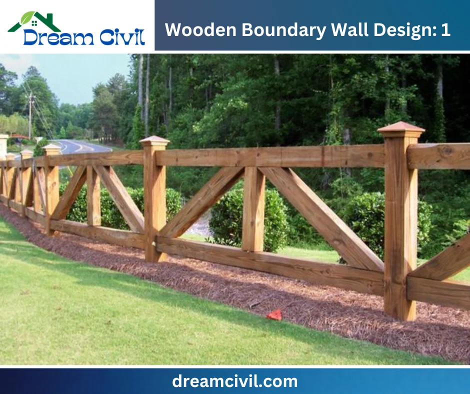 Wooden Boundary Wall