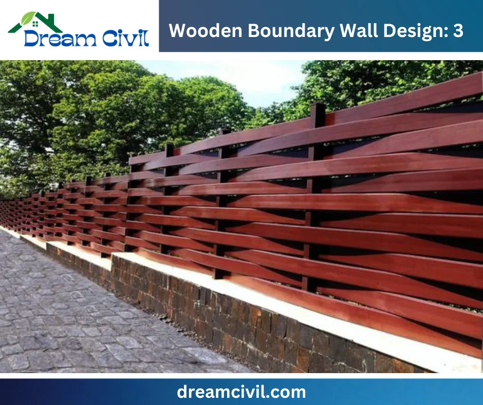 Wooden Boundary Wall