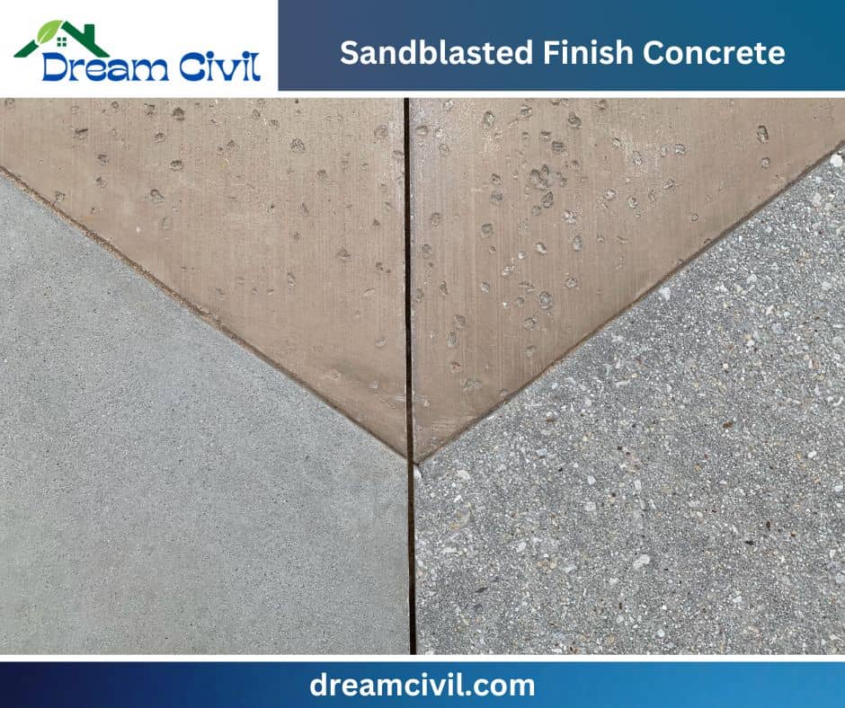 Sandblasted Finish Concrete Applications, 5 Best Comprehensive Steps