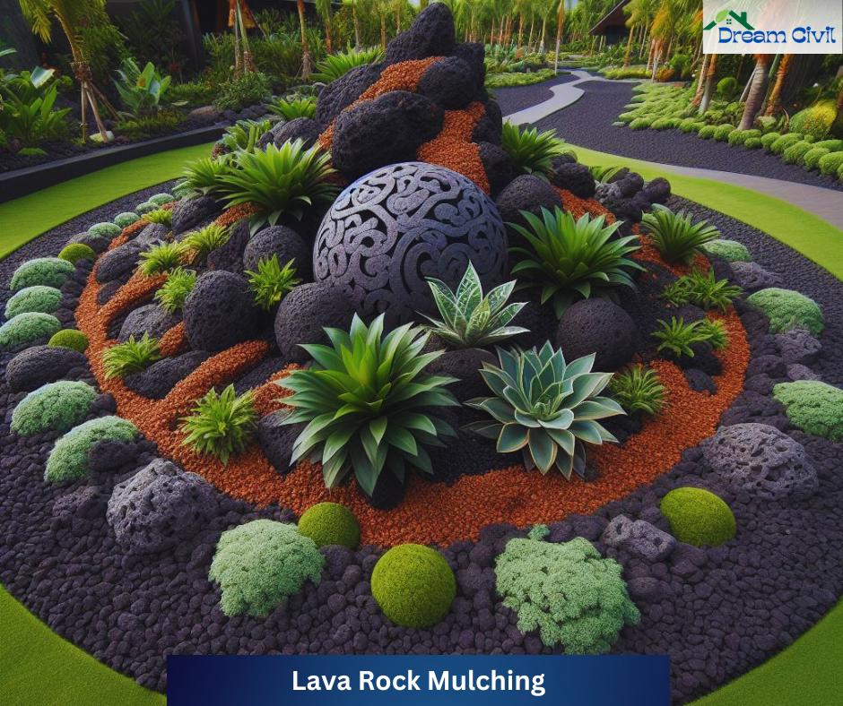 Lava Rock Landscaping 20+ Designs with Best Images Dream Civil